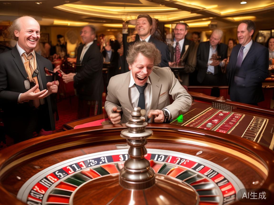 有一次，一位新手玩家在澳门皇家赌场里尝试轮盘赌。由